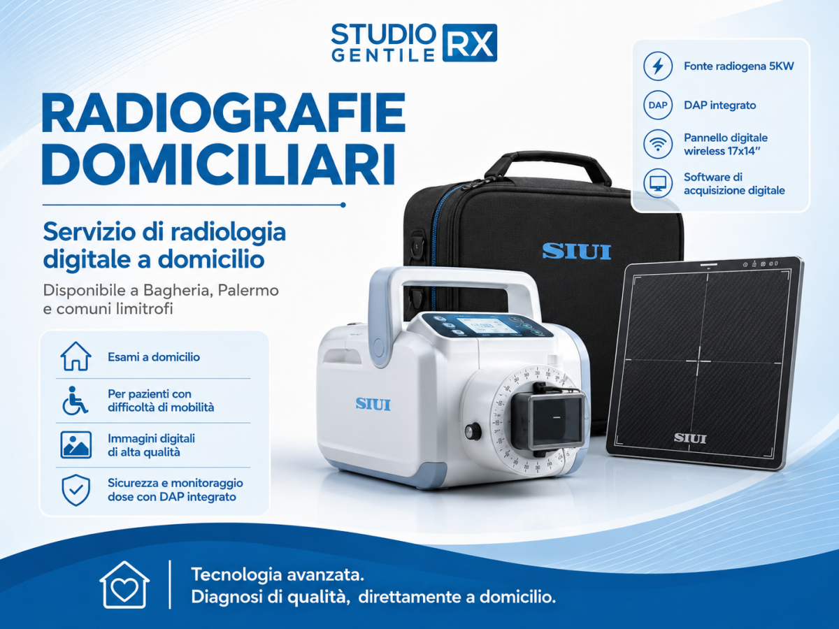 Radiografia domiciliare a Bagheria (Palermo) presso Studio RX Gentile &middot; Studio di radiologia a Bagheria