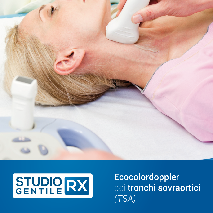 Ecocolordoppler dei tronchi sovraortici (ecografia TSA) presso Studio RX Gentile · Studio di radiologia a Bagheria